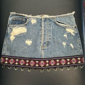 Carmar Los Angeles Denim Mini Skirt